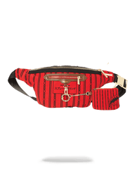 REVERSE SHARKS IN PARIS CROSSBODY (RED)