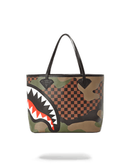 SHARKS IN PARIS (CAMO EDITION) TOTE
