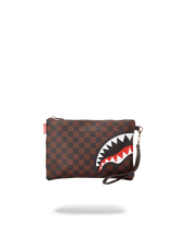 CHECKS IN CAMOFLAUGE CROSSOVER CLUTCH