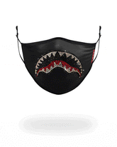 ADULT TRINITY SHARK FORM FITTING FACE MASK