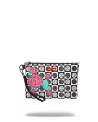 POODLE CHECK RON ENGLISH COLLAB POUCHETTE