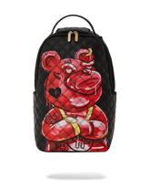 QUILT HAND PAINTED DIABLO BEAR BACKPACK (DLXV)