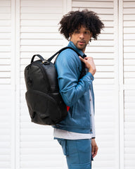 HEAVY METAL SHARK BLACK BACKPACK (DLXV)