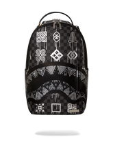 AFRICAN INTELLIGENCE 9 POWER GLYPHICS BACKPACK - SANDFLOWER COLLAB