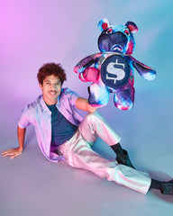SHARKCLUB ELECTRONICA MONEYBEAR TEDDYBEAR BACKPACK