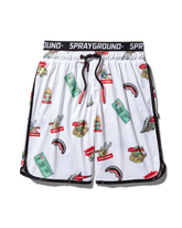 PATCH ALL-IN CORTO SWIM TRUNKS (WHITE)