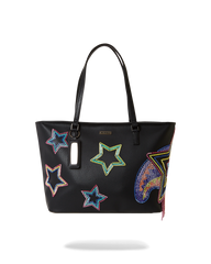 STAR RACER A.I.7 SANDFLOWER COLLAB BEADED TOTE