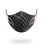 SHARKS IN PARIS (GRAY) VEGAN LEATHER FACE MASK