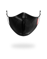 MIDNIGHT SHARK VEGAN LEATHER FACEMASK