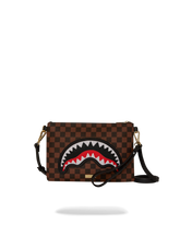 SAWTOOTH SHARKS IN PARIS CROSSOVER CLUTCH