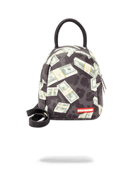 MONEY ON BLACK LEOPARD PRINT MINI