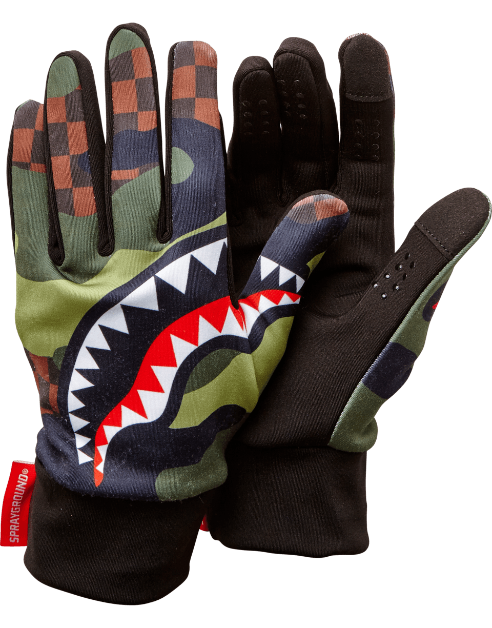 CHECKER CAMO GLOVES