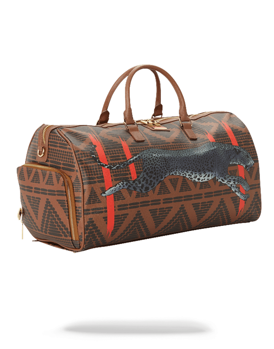 LEOPARDS IN PARIS DUFFLE
