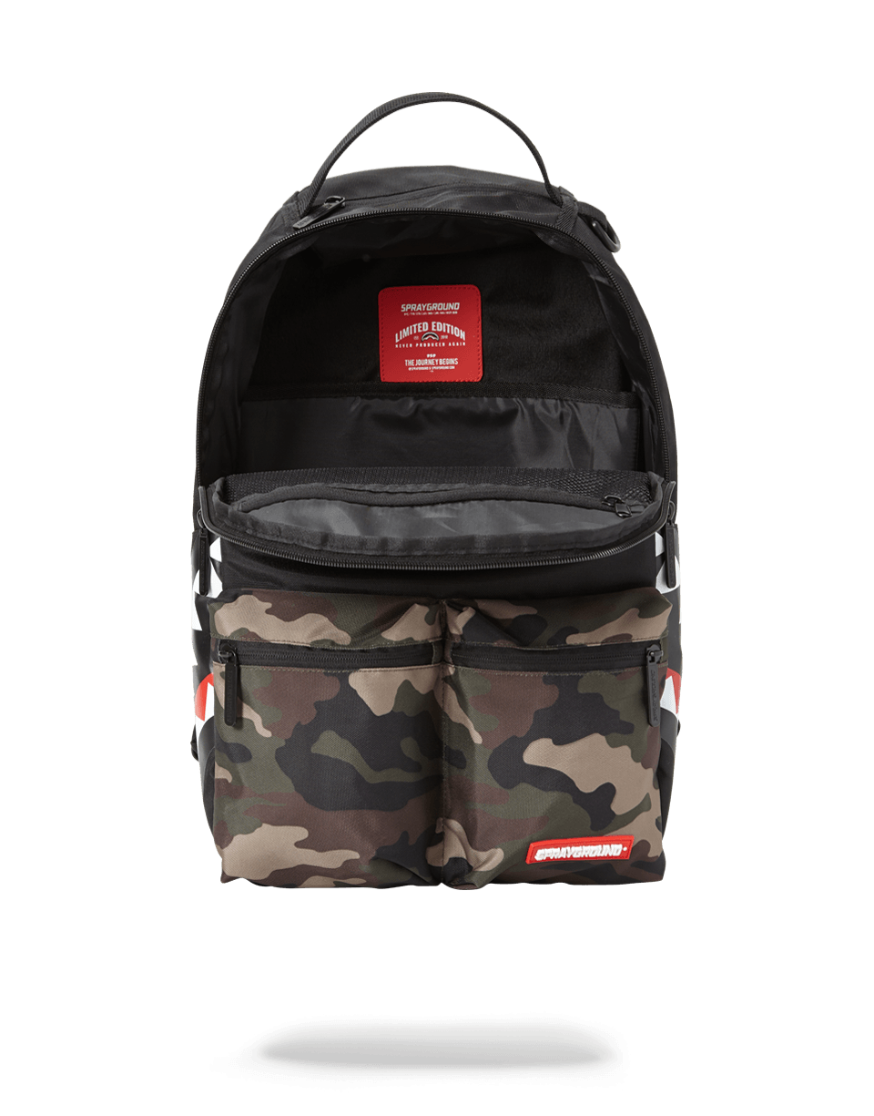 CAMO SIDE SHARK DOUBLE CARGO