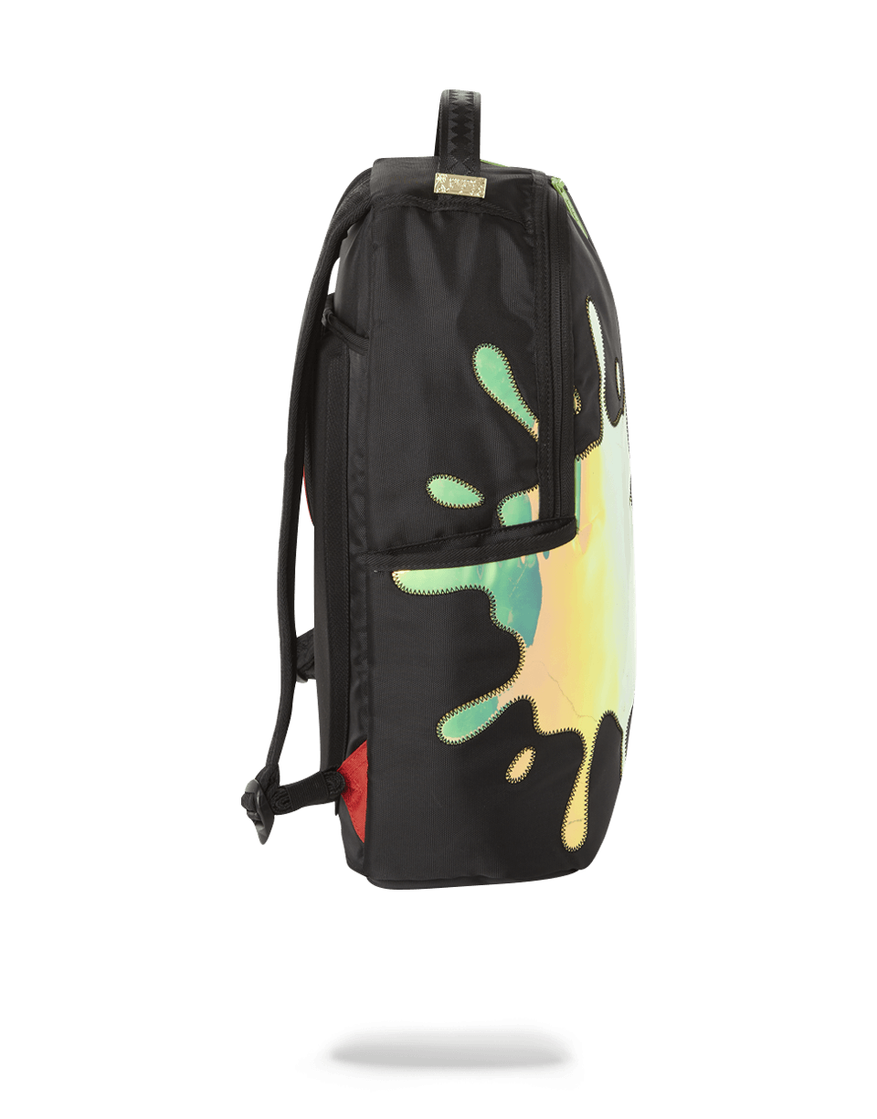 BLUE MIRROR REFLECTIVE SPLAT BACKPACK (ONE OF ONE)