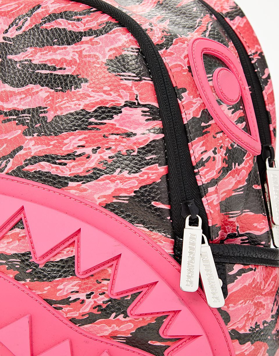 PINK TIGER CAMO SHARKMOUTH SAVAGE BACKPACK