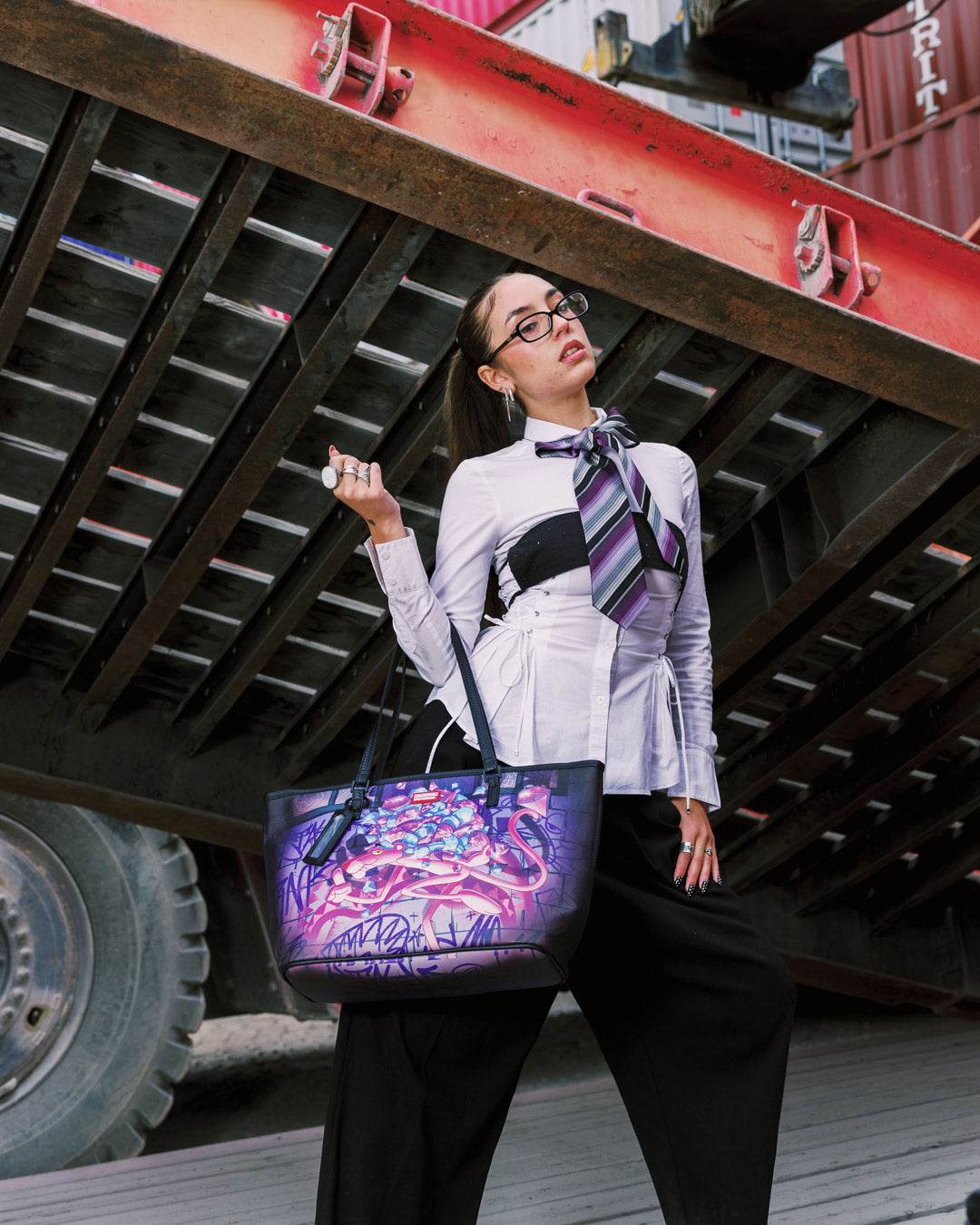 PINK PANTHER DIAMOND HEIST TOTE