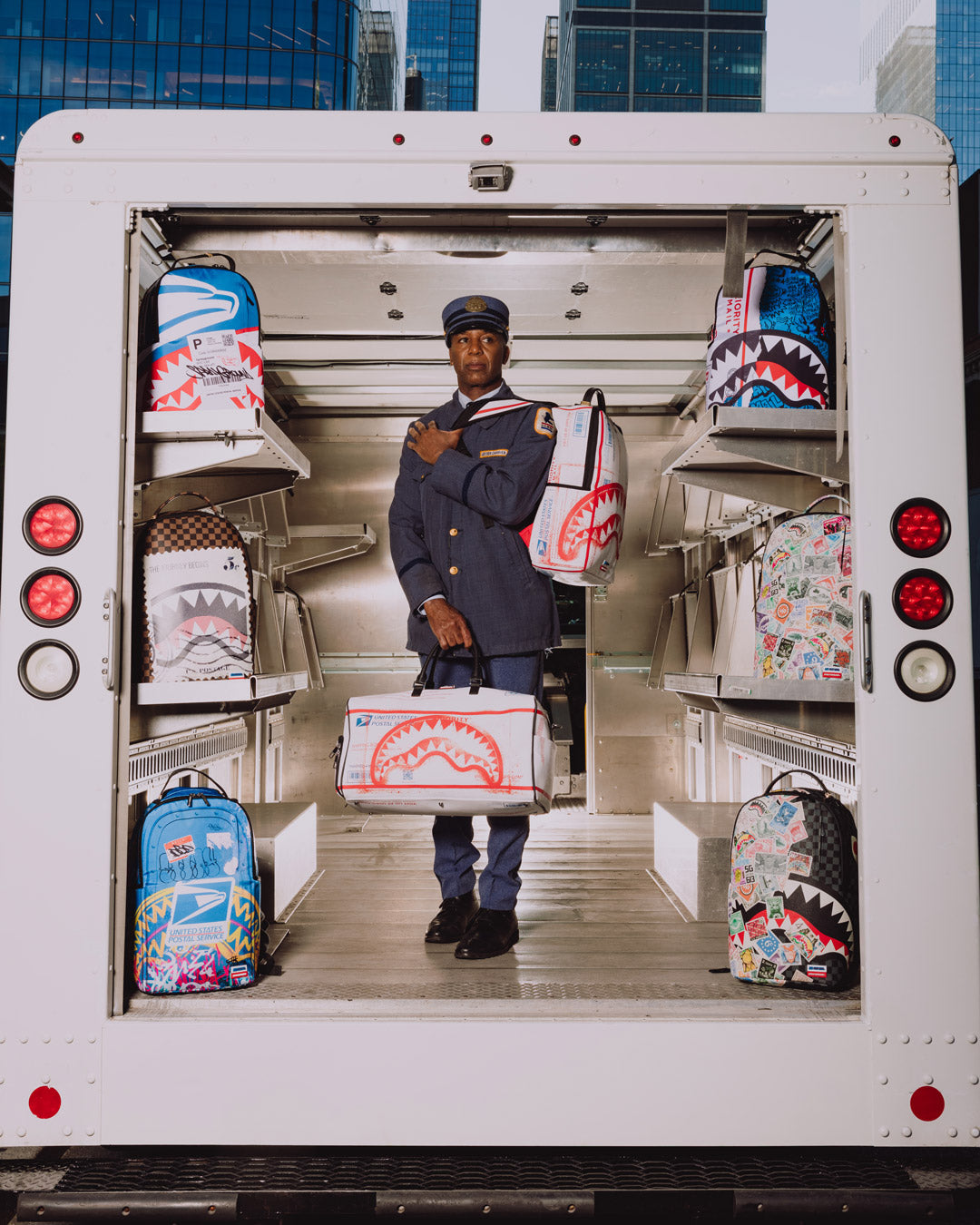 USPS SPRAYGROUND SPECIAL DELIVERY BACKPACK