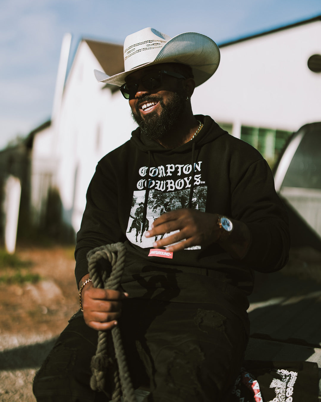 COMPTON COWBOYS CITY RIDERS HOODY