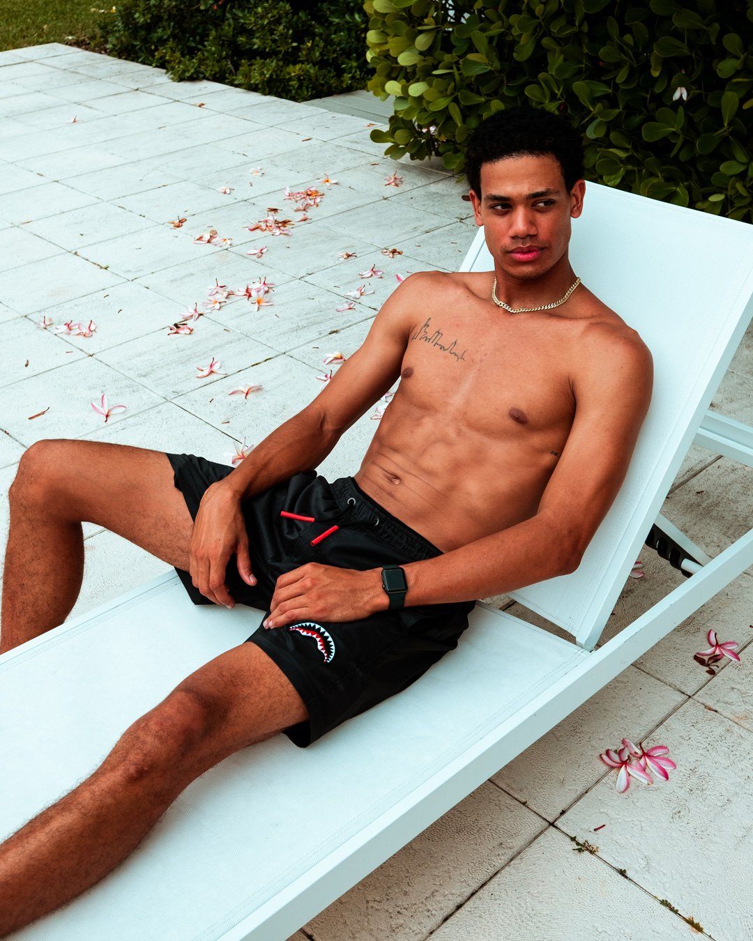 LIGHTS OUT SHOTO SWIM TRUNKS