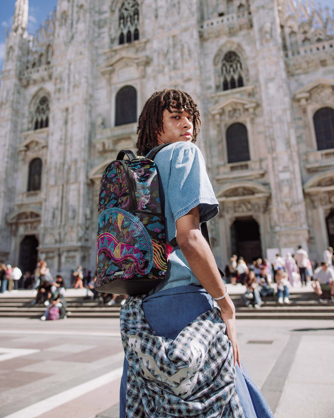 EMBROIDERED DRAGONS DLX BACKPACK