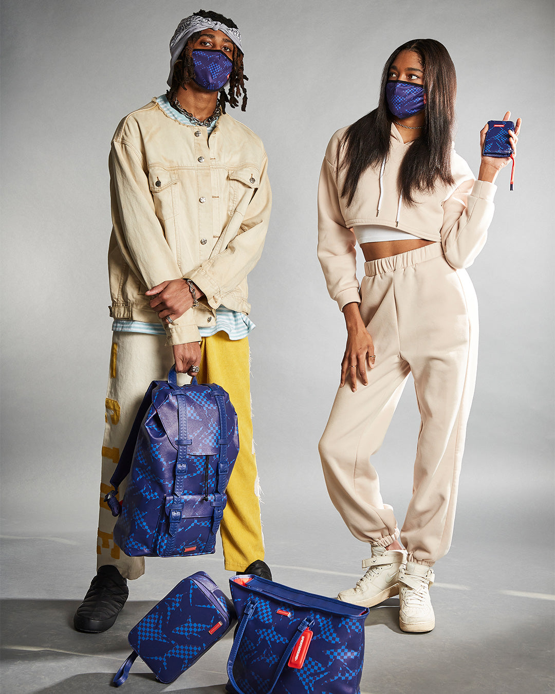 SHARK CHECK (BLUE) HILLS BACKPACK