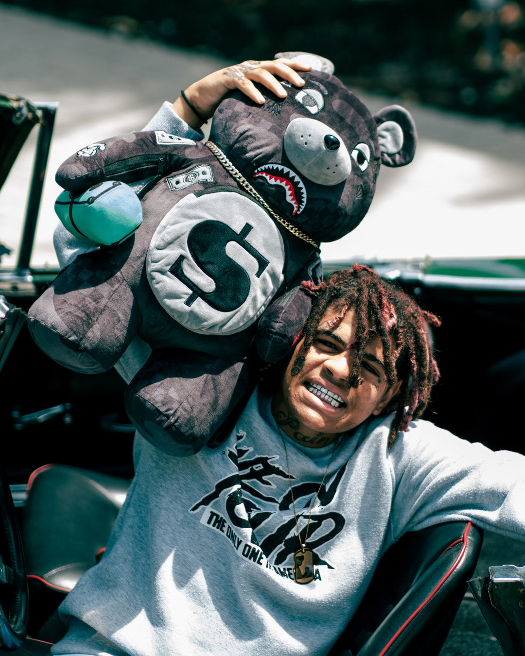 3AM NEVER SLEEP MONEYBEAR TEDDYBEAR BACKPACK