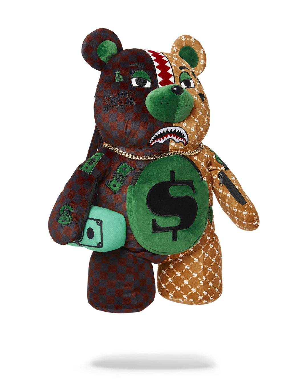 MONEY BEAR TEDDYBEAR BACKPACK PARIS VS FLORENCE