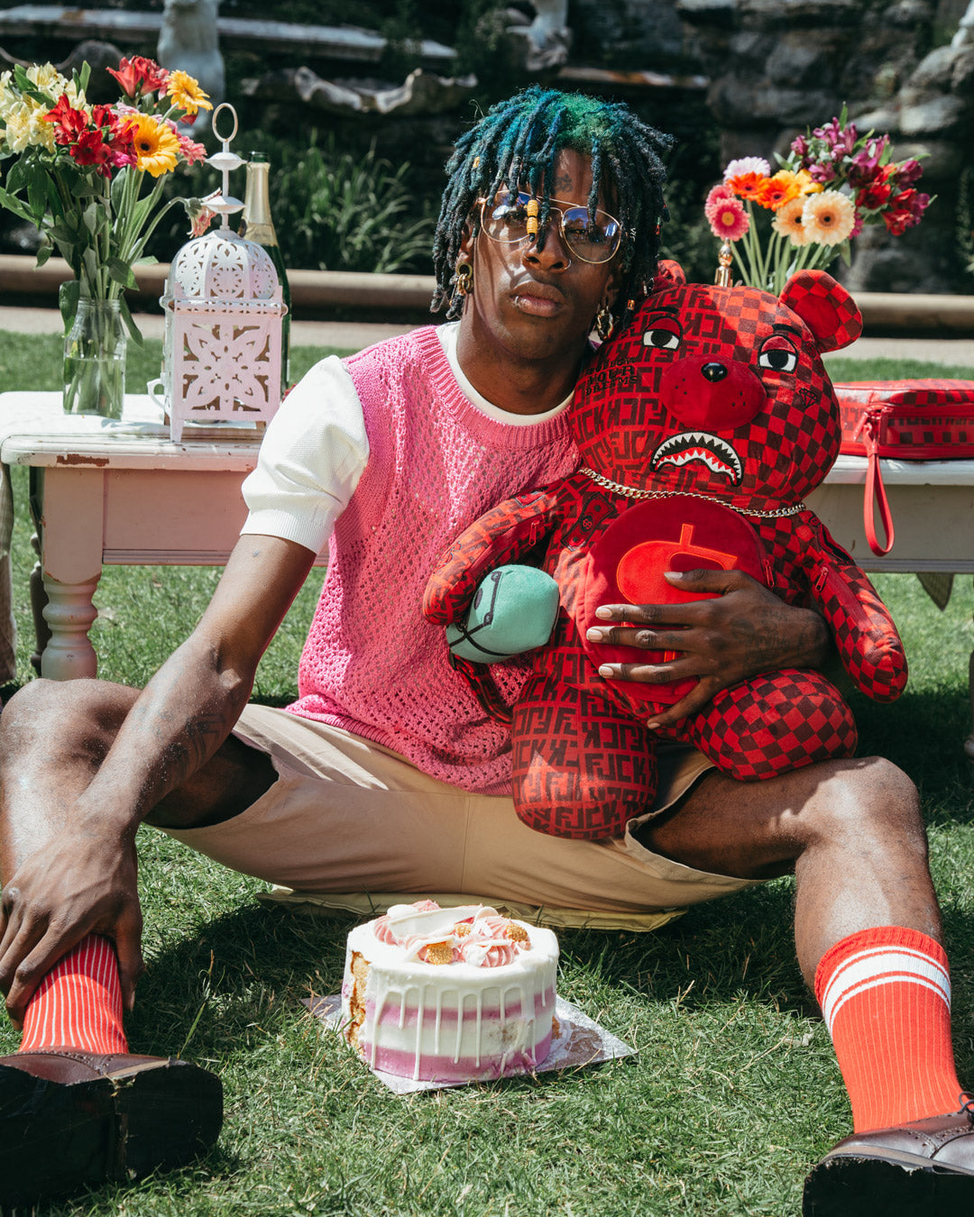 VENI VIDI VICI MONEYBEAR TEDDYBEAR BACKPACK