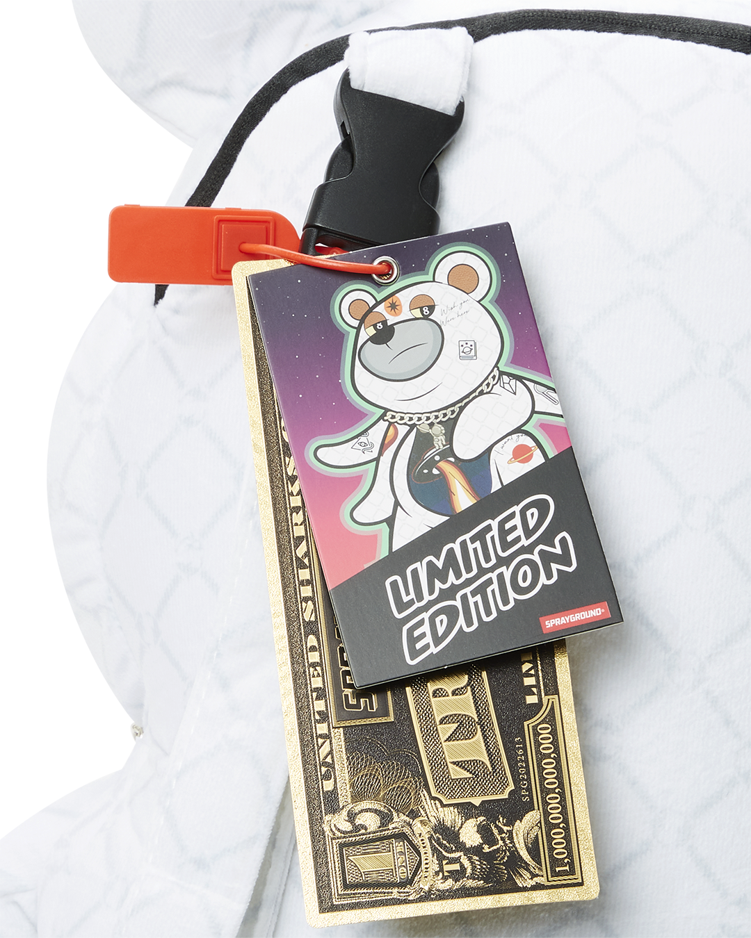 UFO SPACED OUT MONEYBEAR TEDDYBEAR BACKPACK