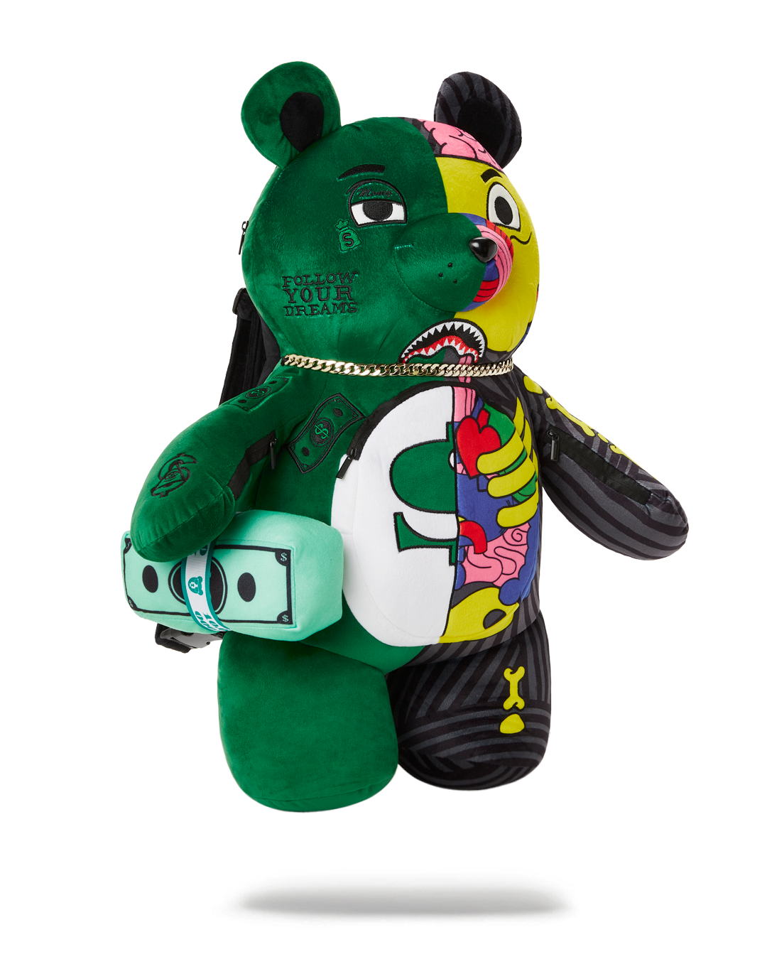 YOUNG X-RAY MONEYBEAR TEDDYBEAR BACKPACK