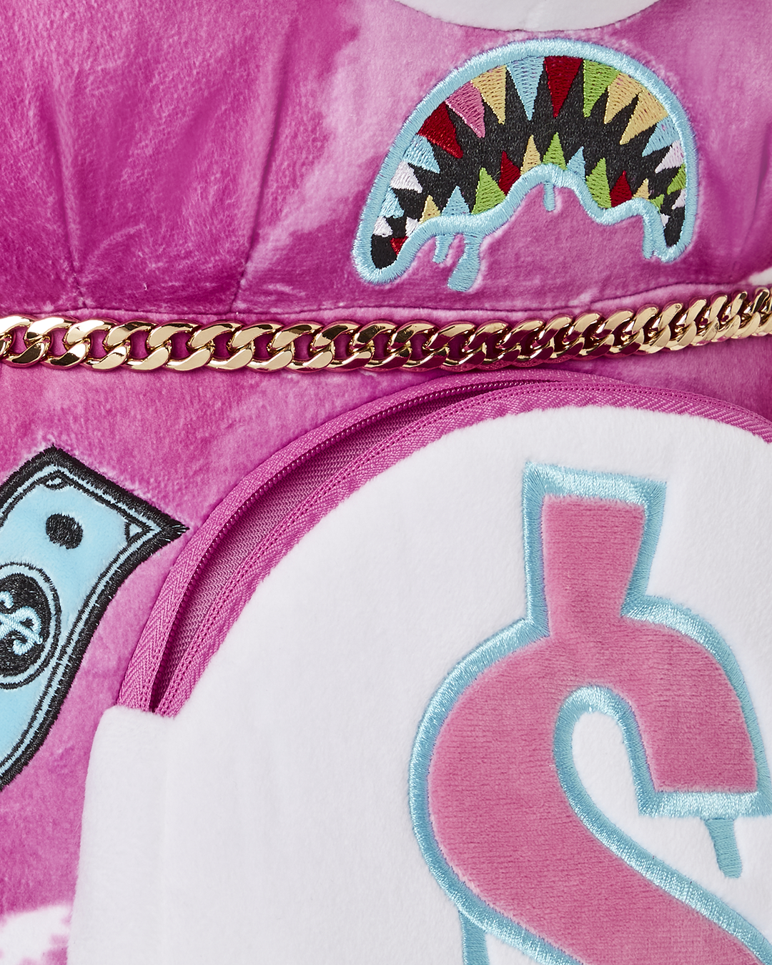 PINK PUNK MONEYBEAR TEDDYBEAR BACKPACK