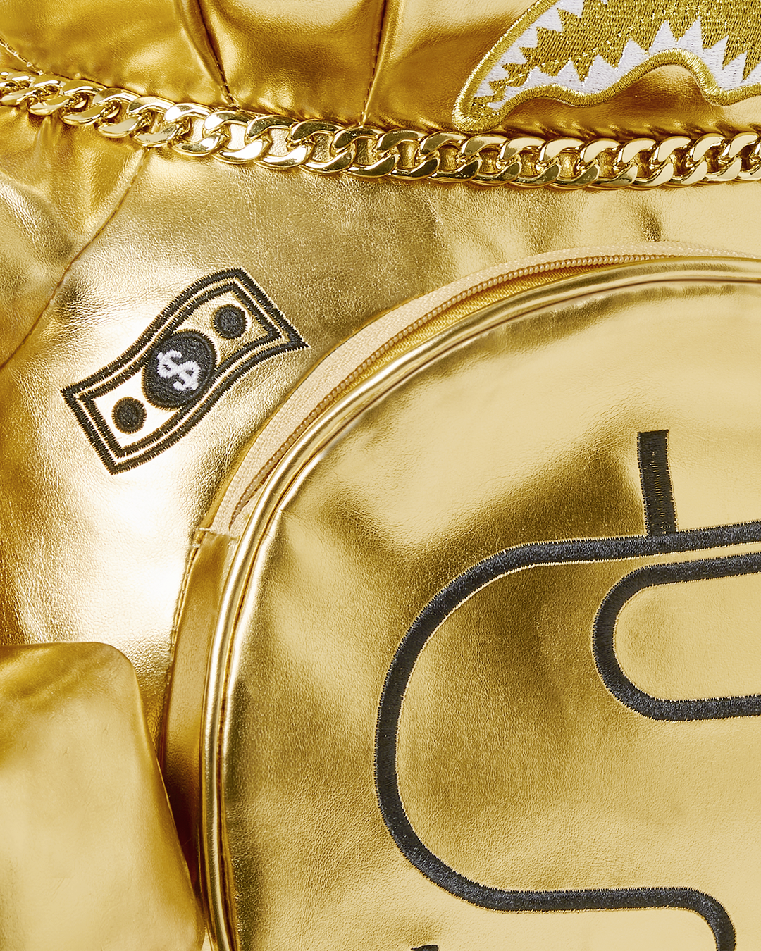 GOLD RUSH MONEYBEAR TEDDYBEAR BACKPACK
