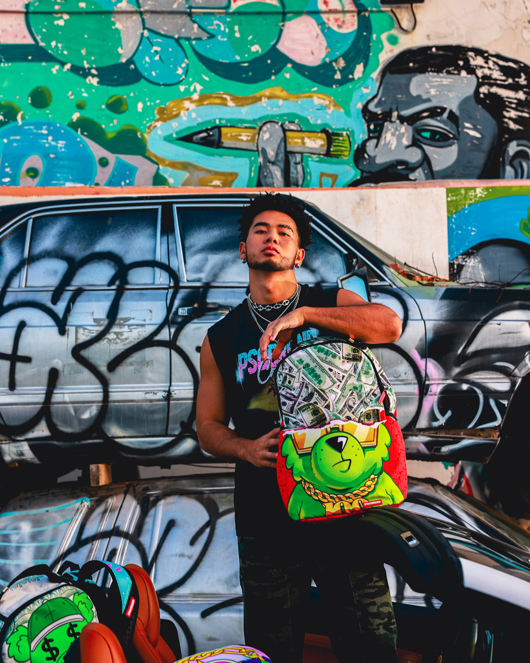 MONEY BEAR STEADY TRIPPIN BACKPACK