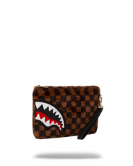 FURRR SHARKS IN PARIS CROSSOVER CLUTCH