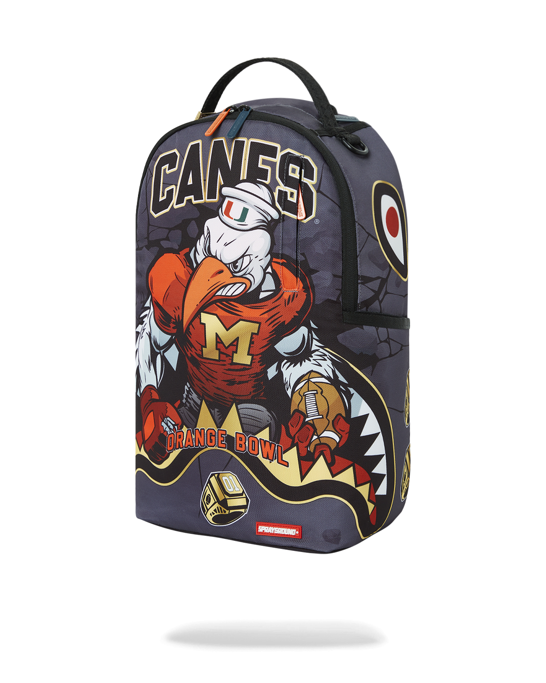 CANES MUSCLE UNIVERSITY OF MIAMI BACKPACK (WITH WARREN SAPP)
