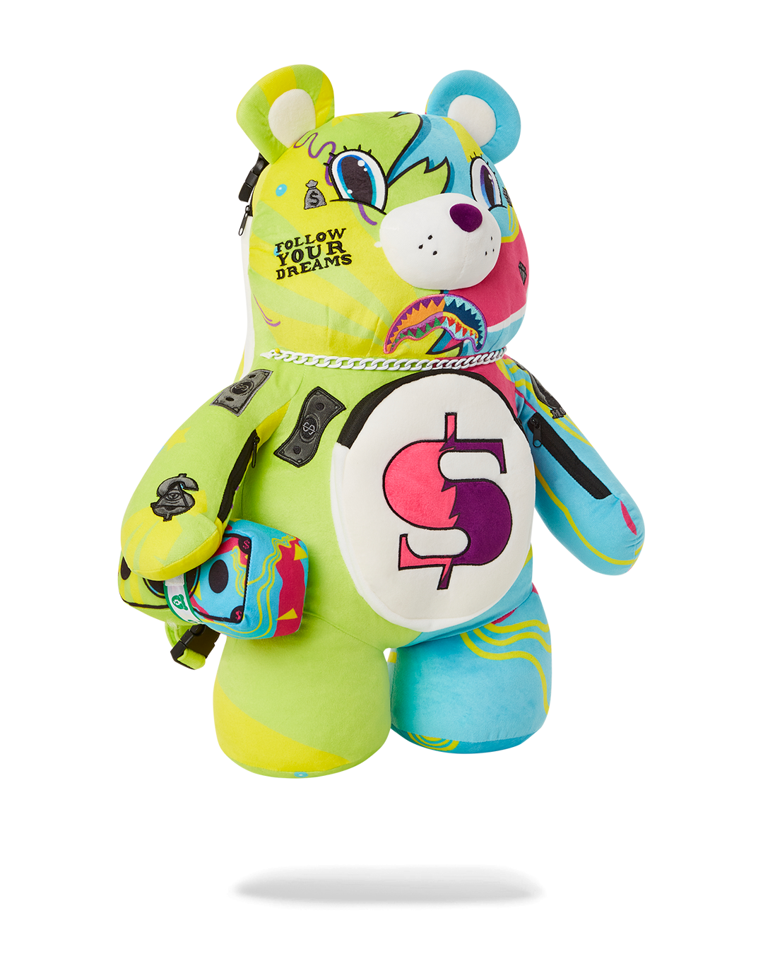 SUPER WEIRD MONEYBEAR TEDDYBEAR BACKPACK