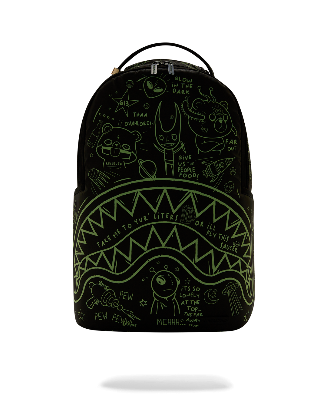 GLOW THE SPACE BACKPACK (GLOW IN THE DARK EFFECT)