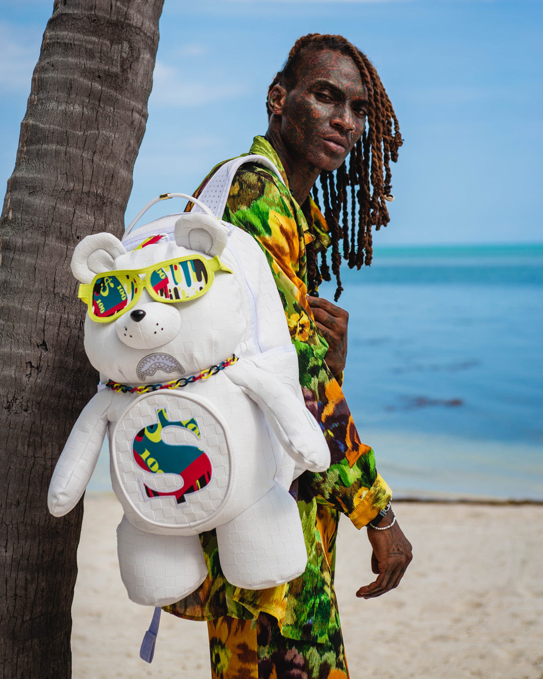 SHOW UP SHOW OUT MONEYBEAR TEDDYBEAR BACKPACK
