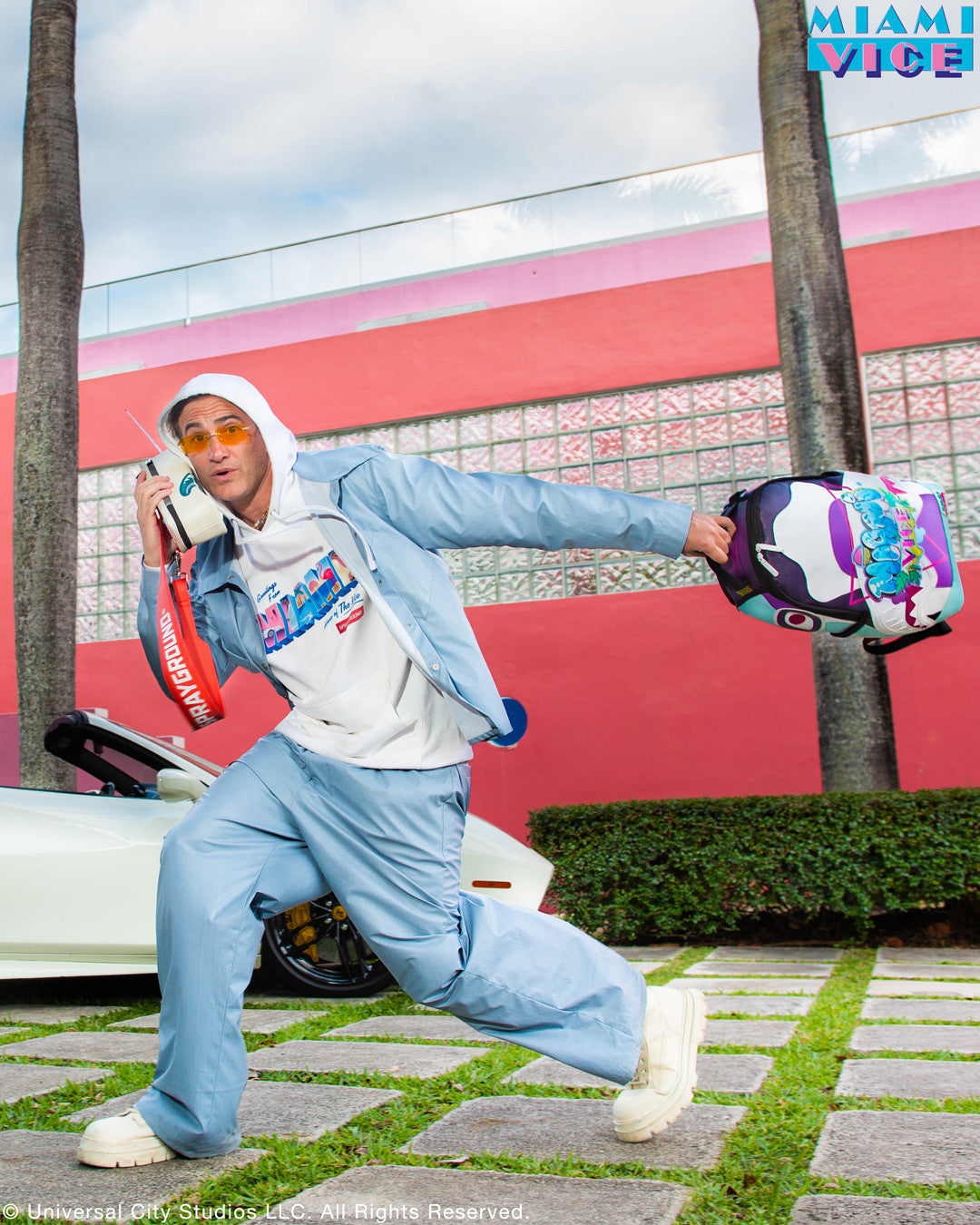 MIAMI VICE CELLPHONE BACKPACK