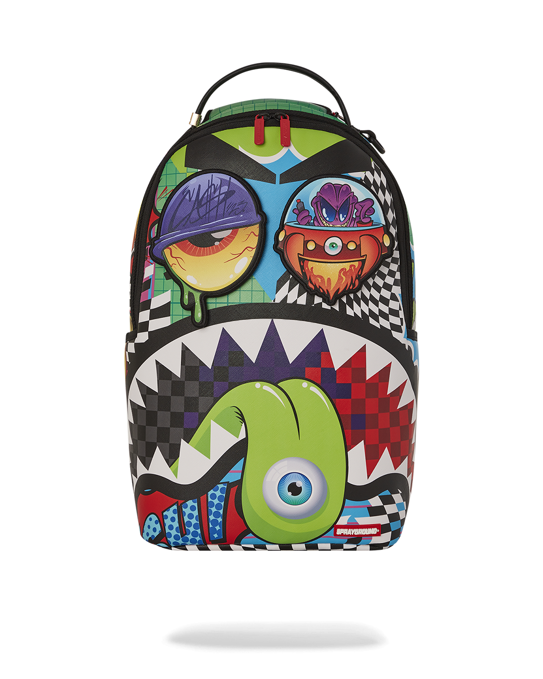 PSYCHO WORLD OF FUN BACKPACK (WITH REMOVABLE VELCRO EYE PATCHES)