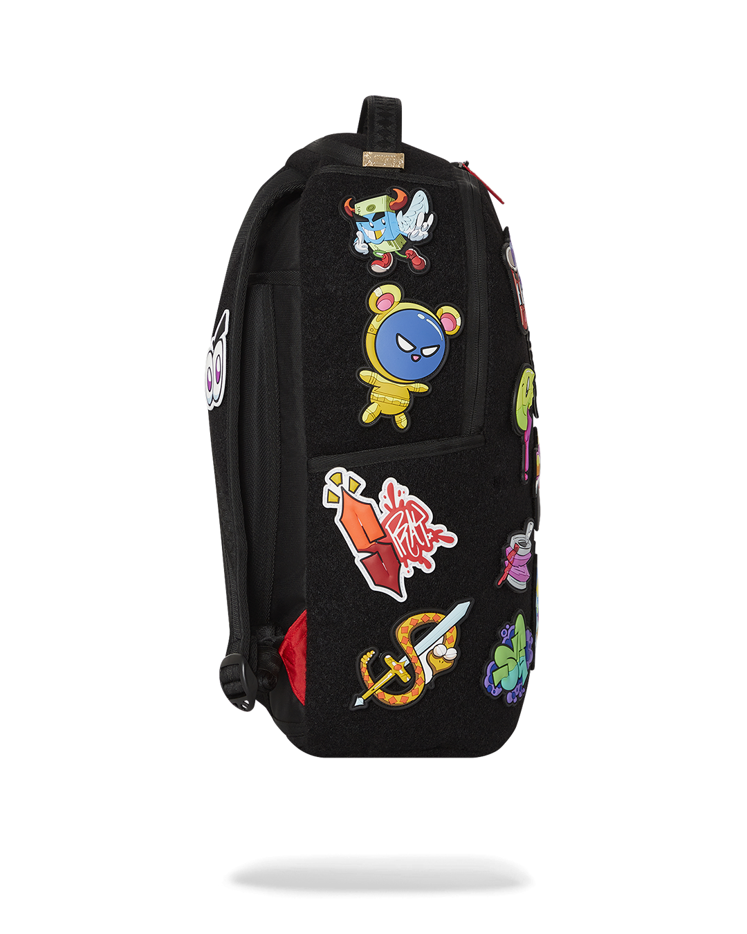 TRANCE PARTY PATCHES BACKPACK (23 VELCRO REMOVABLE PATCHES)