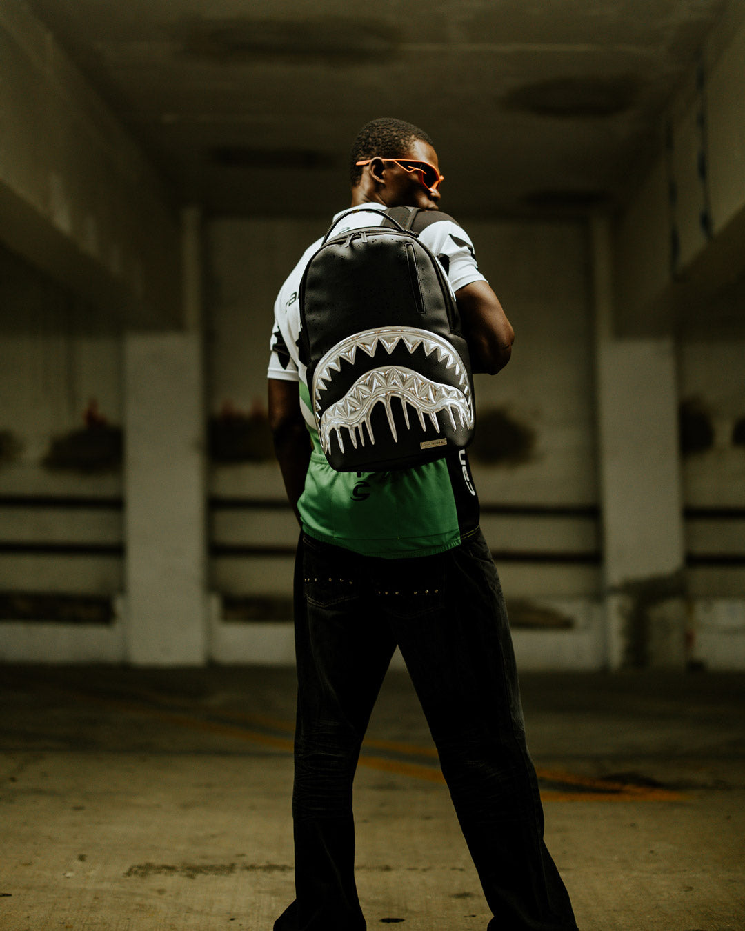 METALLIC TO THE TOUCH EXTRA DRIP BACKPACK