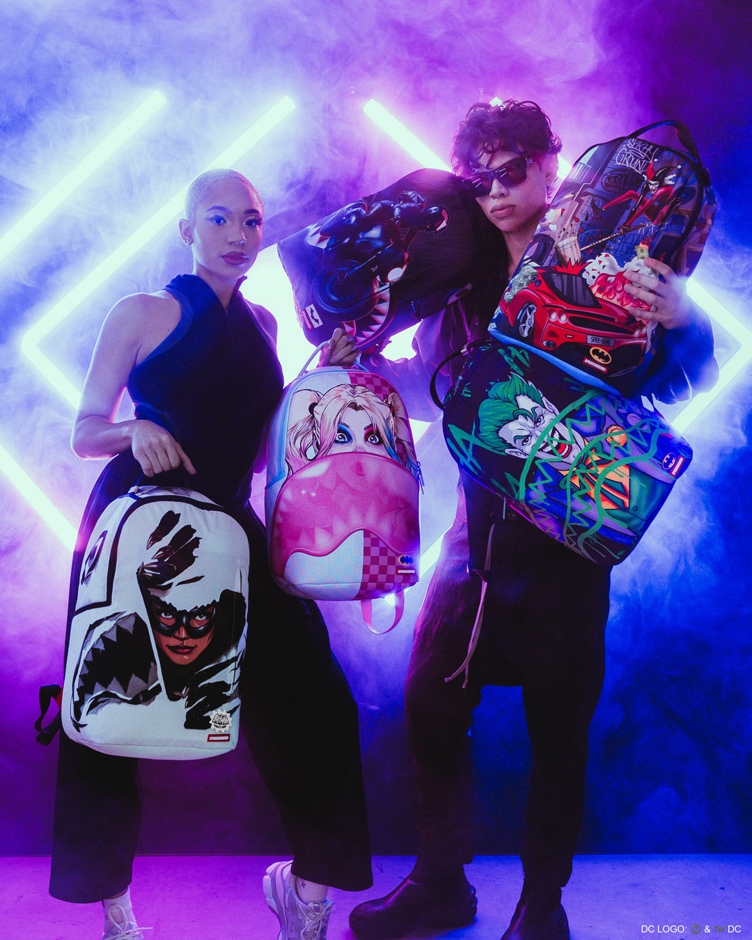 CAT WOMAN BIKER DLXSR BACKPACK