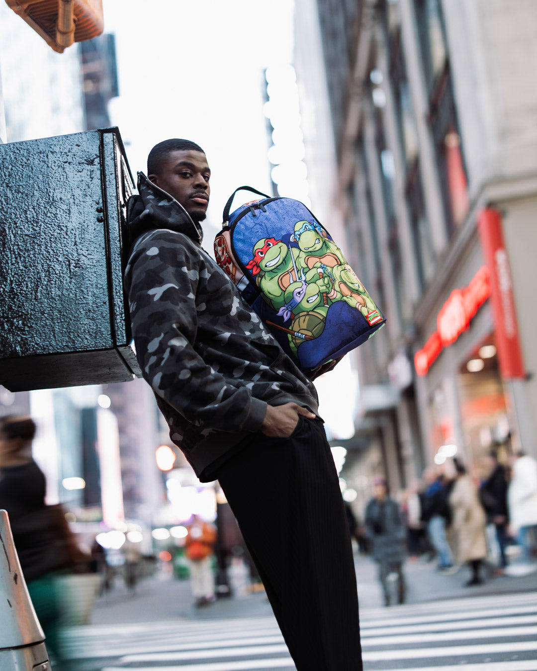 TMNT SEWER CAP DLXSR BACKPACK