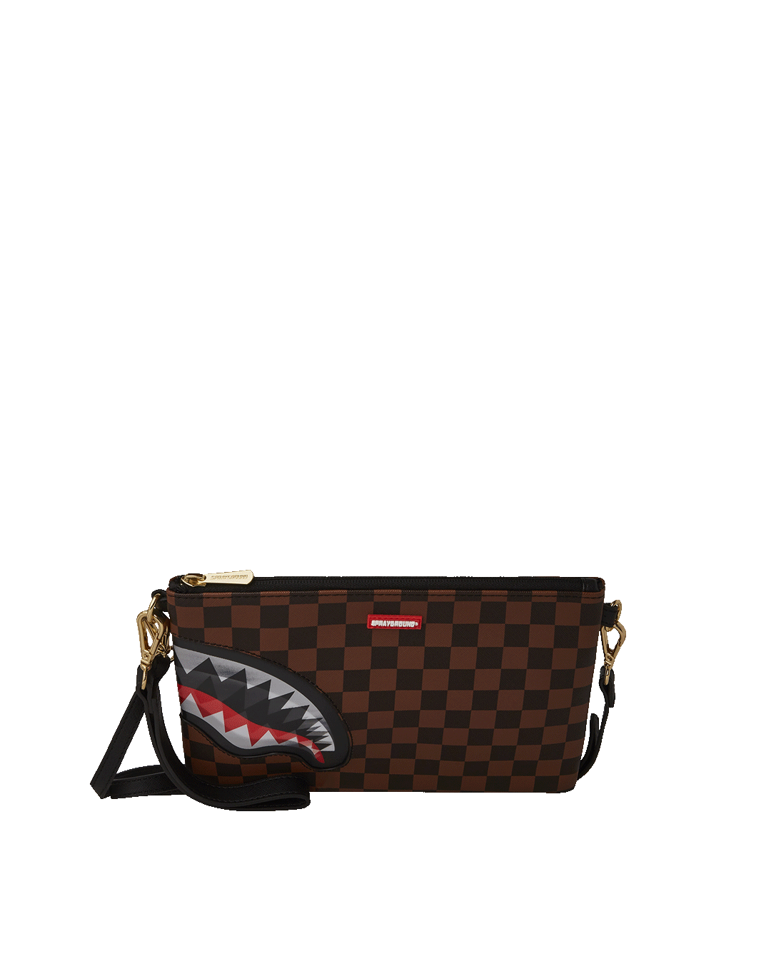 LENTICULAR EFFECTS CROSSOVER CLUTCH W/ SHOULDER STRAP