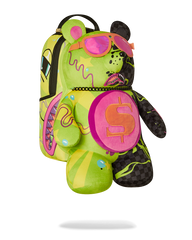 SLIME DIME MONEYBEAR TEDDYBEAR ON BACKPACK