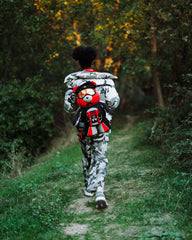 SKY HIGH SEEKERS ARCTIC GPS MONEYBEAR BACKPACK