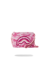 FURRROCIOUS IN PINK CROSSOVER CLUTCH