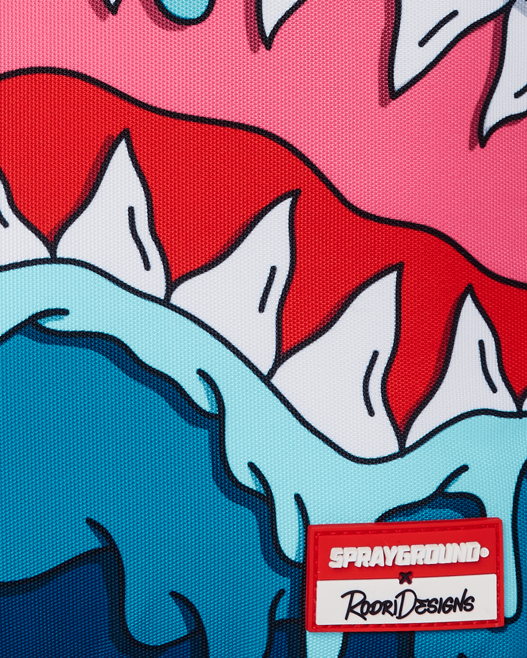 JORGE RODRIGUEZ THE ARTIST COLLAB DRIPS SHARKS BACKPACK